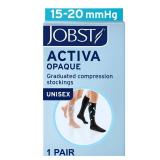 JOBST ACTIVA Opaque 15-20 mmHg Compression Socks for Women and Men, Knee High, Closed Toe, Silky Beige, X-Large