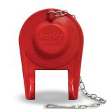 Korky Ultra Standard 2-Inch Universal Toilet Flapper - Long Lasting Rubber - Easy to Install - Made in USA, 100BP