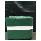 Full/Queen Microfiber Quilt Dark Green - Room Essentials - Retail: $40