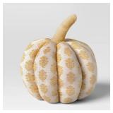 Block Print Shaped Pumpkin Pillow - Threshold