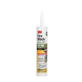 3M Fire Block Sealant FB 136, Gray Color, Single Component, High Temperature and Smoke Passage Resistant, 10.1 fl oz Cartridge