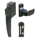 Push Button Screen or Storm Door Latch  Black  Pack of 1 - Retail: $73