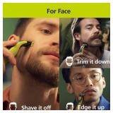 Norelco Philips OneBlade 360 Hybrid Face, Electric Beard Trimmer and Shaver, with 360 Blade Technology, 1x 360 Blade for Face, 5in1 Adjustable Comb, Model QP2724/90 - Retail: $38