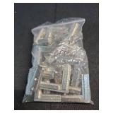 Qjaiune 20Pcs T Slot Inside Corner Connector with Screws, Sliver Aluminum Extrusion Brackets Gusset, L Bracket Connector for 2020 Series Aluminum Extrusion Profile with Slot 6mm