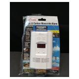 Kidde Carbon Monoxide Detector, Propane, Natural, Methane, & Explosive Gas Alarm, Plug-In Wall with 9-Volt Battery Backup, Digital LED Display - Retail: $92