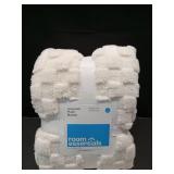 Full/Queen Checkered Jacquard Plush Blanket Blanket Ivory - Room Essentials
