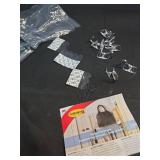 Command Small Clear Wire Toggle Hooks, 10 Wall Hook and 12 Strips, Damage-Free Hanging with Adhesive, Great for Hanging, Organization and Storage, Holds up to 0.5 lb