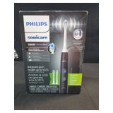 Philips Sonicare ProtectiveClean 5300 Rechargeable Electric Toothbrush, with Pressure Sensor, 3 Cleaning Modes, SmarTimer and QuadPacer, with 2 Bonus Brush Heads, Travel Case, Black, Model HX6423/34 -