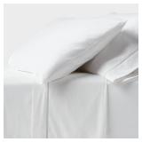 King 800 Thread Count 4pc Hotel Collection Sheet Set Double Baratta Light Gray Hem - Threshold - Retail: $100