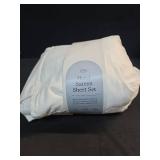 King 800 Thread Count 4pc Hotel Collection Sheet Set Double Baratta Light Gray Hem - Threshold - Retail: $100