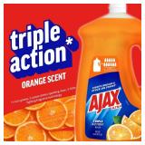 Ajax Ultra Liquid Dish Soap Orange Scent, Triple Action, 90 fl oz Bottle