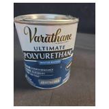 Varathane Water-Based Crystal-Clear Ultimate Polyurethane | Interior Wood Protection | Fast Dry Time | Easy Clean Up | Semi-Gloss | Quart