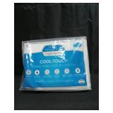 Allerease Twin Clean Boost Cool Touch Waterproof Machine Washable Fitted Mattress Protector: Hypoallergenic, Nylon & PET Fabric