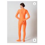 Neon Orange Full Body Unitard Costumes