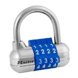 Master Lock Set Your Own Combination Padlock, Gym Locker Locks with Code for Securing Indoor Valuables, Color May Vary,1523D