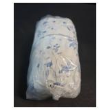 Standard Printed Performance 400 Thread Count Pillowcase Set White/Blue Floral - Threshold: Cotton Sateen, OEKO-TEX Certified, Set of 2