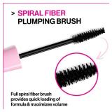 wet n wild Mascara Mega Volume - Volumizing, Waterproof, Smudge-Resistant, Cruelty-Free, Gluten-Free, Sulfate-Free & Vegan - Very Black