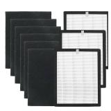 A Fable ProHEPA 9000 Replacement Filters 3 Pack Including 6 Carbon Pre Filters Compatible with Veva Pro 9000 Air Purifiers