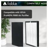 A Fable ProHEPA 9000 Replacement Filters 3 Pack Including 6 Carbon Pre Filters Compatible with Veva Pro 9000 Air Purifiers