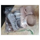 24 Pack Silicone Baby Feeding Set Baby LED Weaning Supplies Includes Suction Divided Plates Soft Bowl Spoons Forks Adjustable Bib Snack Cup and Straws(Walnut Color, Beige, Smoky Gray)