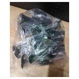 Pinkunn 12 Pcs 7 oz Plastic Vintage Wine Glasses Reusable Colored Goblets Patterned Drinking Water Glasses Cup Dishwasher Safe for Valentine