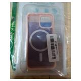 FNTCASE for iPhone 13 Mini Case: for iPhone 12 Mini Case [Compatible with Magsafe] Translucent Matte Magnetic Phone Cover - Military Grade Drop Protection Shockproof Protective Cases - Light Pink