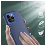 ouyncase Phone Case for iPhone 12 Pro Max Case with HD Screen Protector, Heavy Duty Shockproof & DustProof & Dropproof 3-Layer Cover Phone Case for iPhone 12 Pro Max (6.7