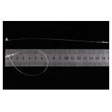 SIDAZON 7 Inch 500 Pcs Plastic Fasteners Hang Tags Clear Snap Lock Pins Security Loop Price Tag Pins Safety Ring Ties for Retail Store Clothing Accessory(7â 500pcs, Clear)