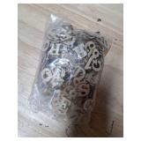 296 Pieces 0.75\" Inch Mini Unfinished Wood Alphabet Letters and Wooden Numbers Blank Letters for Homemade Arts DIY Project