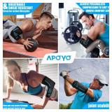 APOYO Elbow Brace for Tendonitis and Tennis Elbow, Compression Sleeve for Arthritis, Workouts, Reduce Joint Pain During Fitness Activity (Large)