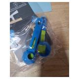 Slide Scoop the original measuring scoop + funnel No spill preparation of protein powder, workout & sports drinks, baby formula & kcup refill Mess & Spill free - (Set of 1 & 2 Tablespoon)