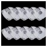 Copkim 10-Pack DVD/CD Case - Clear 5mm Disc Storage Shells for PSP 1000, 2000, 3000