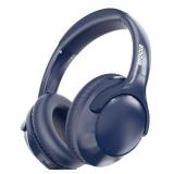 MIDOLA Bluetooth Headphones Over Ear 68H Playtime 6 EQ Wireless Headset with Microphone HiFi Stereo Foldable Lightweight Deep Bass for Travel Home Office Cellphone Blue
