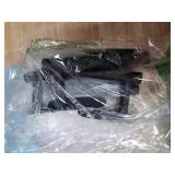 Groleca Adhesive Curtain Holdbacks - 4 Pack No Drill Tie Backs Hooks for Drapes, Damage-Free Wall Mounted Curtain Holders with Strong Adhesive (Black)