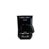 BLACK+DECKER 12-Cup Digital Coffee Maker, Programmable, Washable Basket Filter, Sneak-A-Cup, Auto Brew, Water Window, Keep Hot Plate, Black