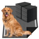 Dogcator Charcoal Dog Pee Pads Extra Large 28âx34â, Puppy Pads XL 30 Count, Potty Pads for Dogs, Disposable Urine Bed Pads for Odor-Control, X-Large Piddle Underpads, Training Liners for Hou