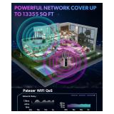 A2026 New WiFi Extender Signal Booster, Long Range up to 18kSq.ft, Wireless Internet Repeater Routers Signal Amplifier for Home, 8X Faster Access Point with Ethernet Port