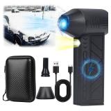 Snow Whiz Turbo Blower, Snowwhiz Turbo Blower with Led, Mini Turbo Snow Blower for Car,3 Gear Adjustable Super Power Turbo Breeze Electric Blower,Clear Snow 10x Faster