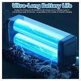 Snow Whiz Turbo Blower, Snowwhiz Turbo Blower with Led, Mini Turbo Snow Blower for Car,3 Gear Adjustable Super Power Turbo Breeze Electric Blower,Clear Snow 10x Faster