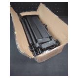 Guhmctt 10 Pack Pants Hangers with Adjustable Non-Slip Clips Anti-Rust Hanging Hook for Trouser,Skirts,Jeans,Clothes Hangers Black