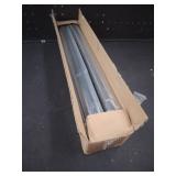 Curtain Rods for Windows 48-84 inch,3/4 inch Heavy Duty Adjustable Decorative Curtain Rod with Modern Finials,Window Rods for Bedroom, Living Room,Patio and Kitchen