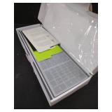 seenda Rechargeable Wireless Keyboard Mouse, Ultra Thin Low Profile Wireless Keyboard and Mouse with Number Pad, Quiet Portable Combo Compatible for Windows XP/7/8/10/11/11 Pro, Black and Grey