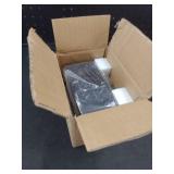 Mulbozy Christmas Stocking Holder for Mantle Set of 4, Black Christmas Stocking Hanger with Hook, Non-Slip Heavy Stocking Holders for Christmas Fireplace Mantel Decoration