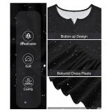 TIYOMI Plus Size Top for Women Tunic Tops 2X Sequin Blouses Black Woman Within Tops Sparkly Pleated Babydoll Shinning Pullover Casual Spring Summer Tunics 2XL 18W 20W