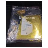 HKYOOD 36pcs Gold and Black Square Foil Balloons Wall Backdrop with 147pcs Balloon Garland Arch Kit, Double Sided Balloons for Birthday Bridal Shower Anniversary New Year Graduation Party Decorations