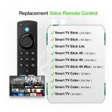 Replacement Voice Remote Compatible with All Fires Series Smart TV Cube(1st/2nd/3rd Gen),TV Stick(4K/4K Max/Lite),Smart TVs (3rd Gen),for Hisense/TCL Smart TVs