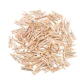 DECORA Sturdy 1 Inch Mini Wooden Craft Clothespins 100pcs