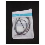 USB C to 3.5mm Audio Aux Jack Cable,3.3 ft, aux Cord for iPhone,Type C to 3.5mm Aux Headphone Stereo Cord Car Cable for iPhone 16/16 Pro, Samsung Galaxy S25 and Other iOS and Android Devices(Black)