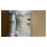 SAIWEYA 23\" Farmhouse Table Lamps Set of 2, 3 Way Dimmable Lamps with 2 LED Bulbs and Rocker Switch, Vintage Nightstand Lamp for Bedroom Living Room Office End Table Entryway, White