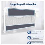 2 Pockets Magnetic File Holder for File Cabinets, Folder Holder Organizer- No Drilling Paper Document Holder, Large Capacity Office Hanging Magazine Rack for Refrigerator, Whiteboard, Office, Kitchen